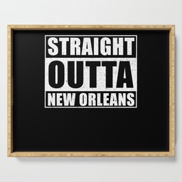 Straight Outta New Orleans Serving Tray