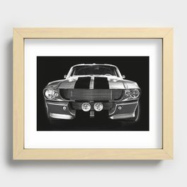 Mustang GT 500 Recessed Framed Print