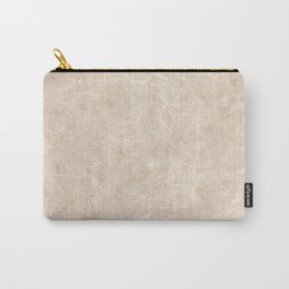 Elegant Understated Stone - Ivory Carry-All Pouch