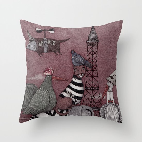 Animal Convention Throw Pillow