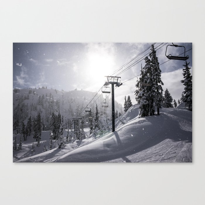 Mt Baker Ski Lift Canvas Print