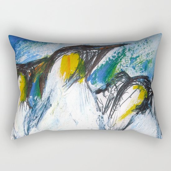 Penguins Rectangular Pillow