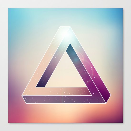 Penrose Triangular Universe Canvas Print