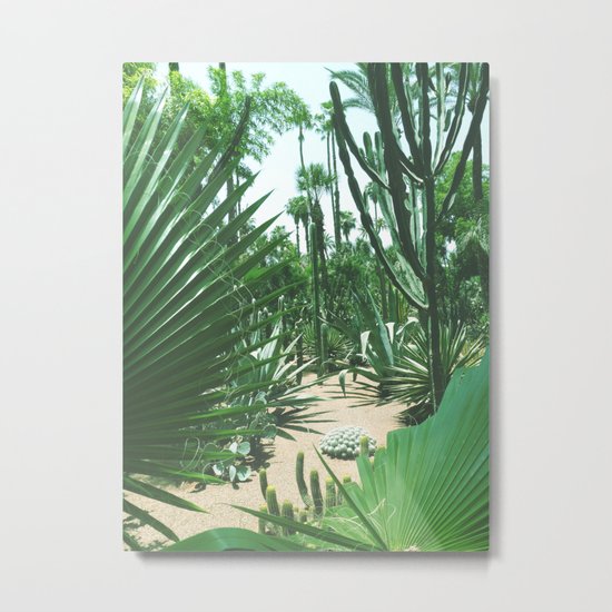 Moroccan Gardens Metal Print
