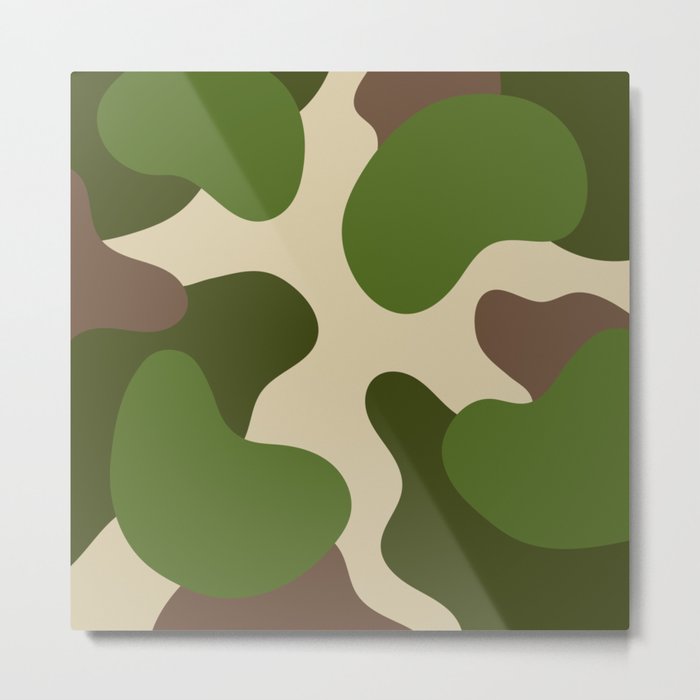 Camouflage Pattern (Camo) Metal Print