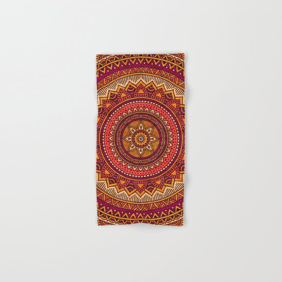 Hippie mandala 33 Hand & Bath Towel