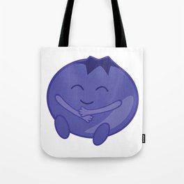 Hugging Blueberry Tote Bag