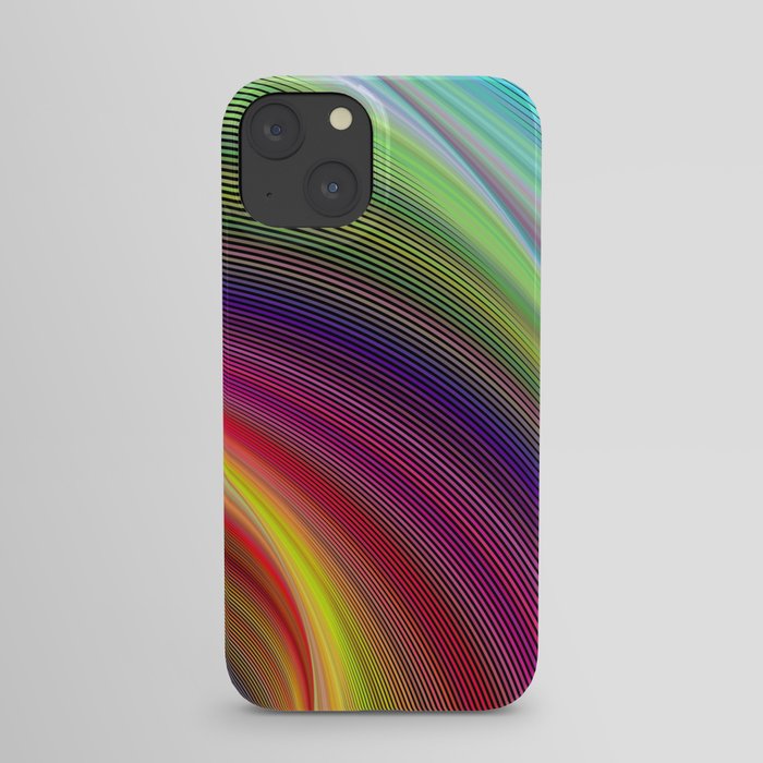Vortex of colors iPhone Case