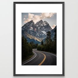 Road to the Tetons Framed Art Print