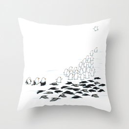 suit down Throw Pillow