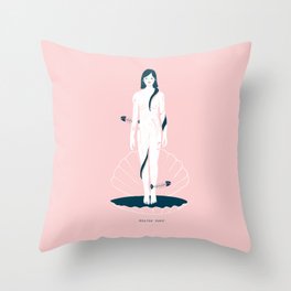 Modern Venus Throw Pillow