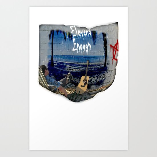 Elevens Enough OHIO Art Print