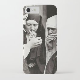 Nuns Smoking iPhone Case