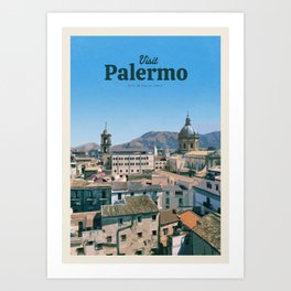 Visit Palermo Art Print
