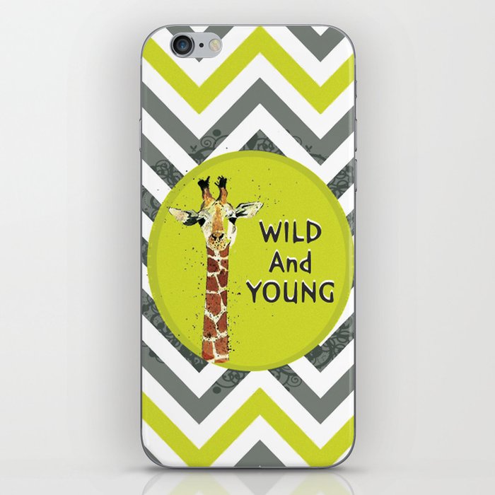 Wild And Young iPhone Skin