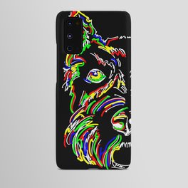 schnauzer side kick Android Case