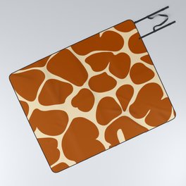 giraffe design pattern Picnic Blanket