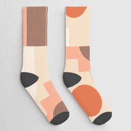 Abstraction_NEW_SUN_ARCHITECTURE_POP_ART_0118A Socks