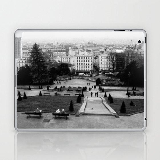 Unfocused Paris Nº 8 | Gardens of Butte Montmartre and panorama of the city | Out of focus photography Laptop & iPad Skin