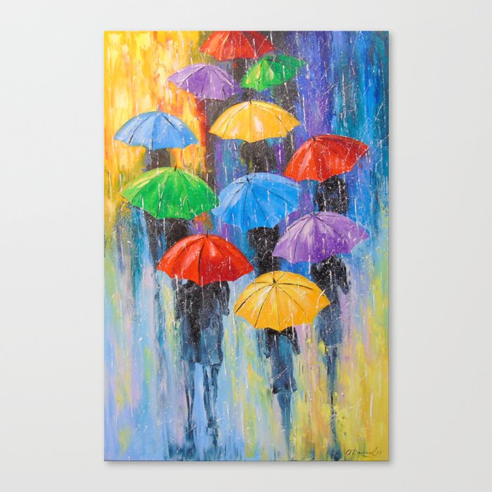 Rain Canvas Print