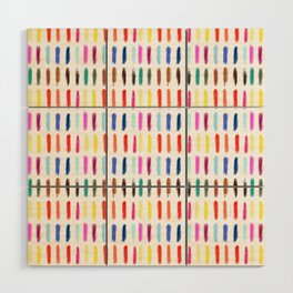 Pastel Color Swatches  Wood Wall Art