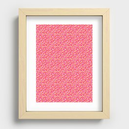 Pink Cheetah Print Recessed Framed Print