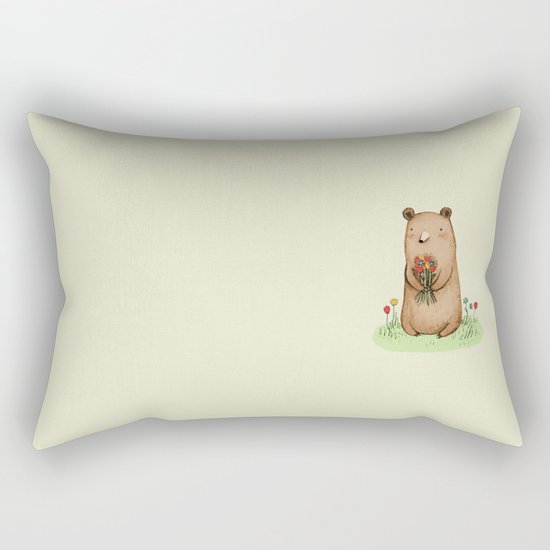 Bear Bouquet Rectangular Pillow