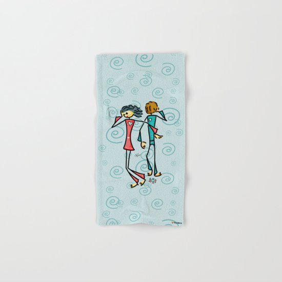 Broken Lovers Hand & Bath Towel
