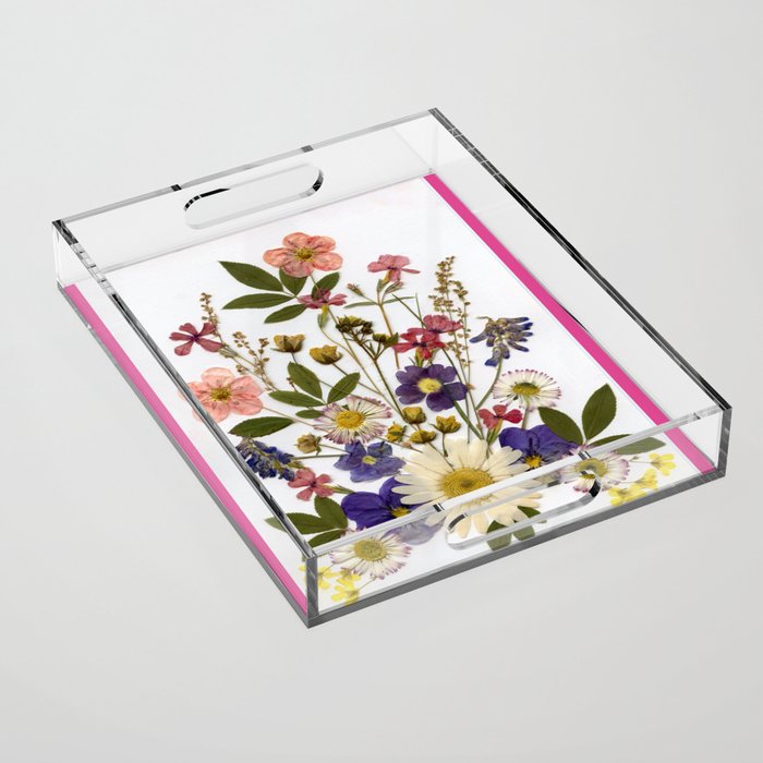 Flower Dream Acrylic Tray