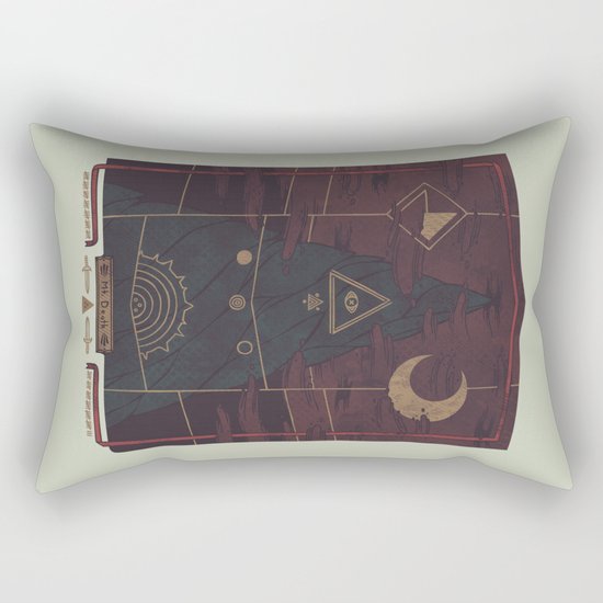 Mount Death Rectangular Pillow