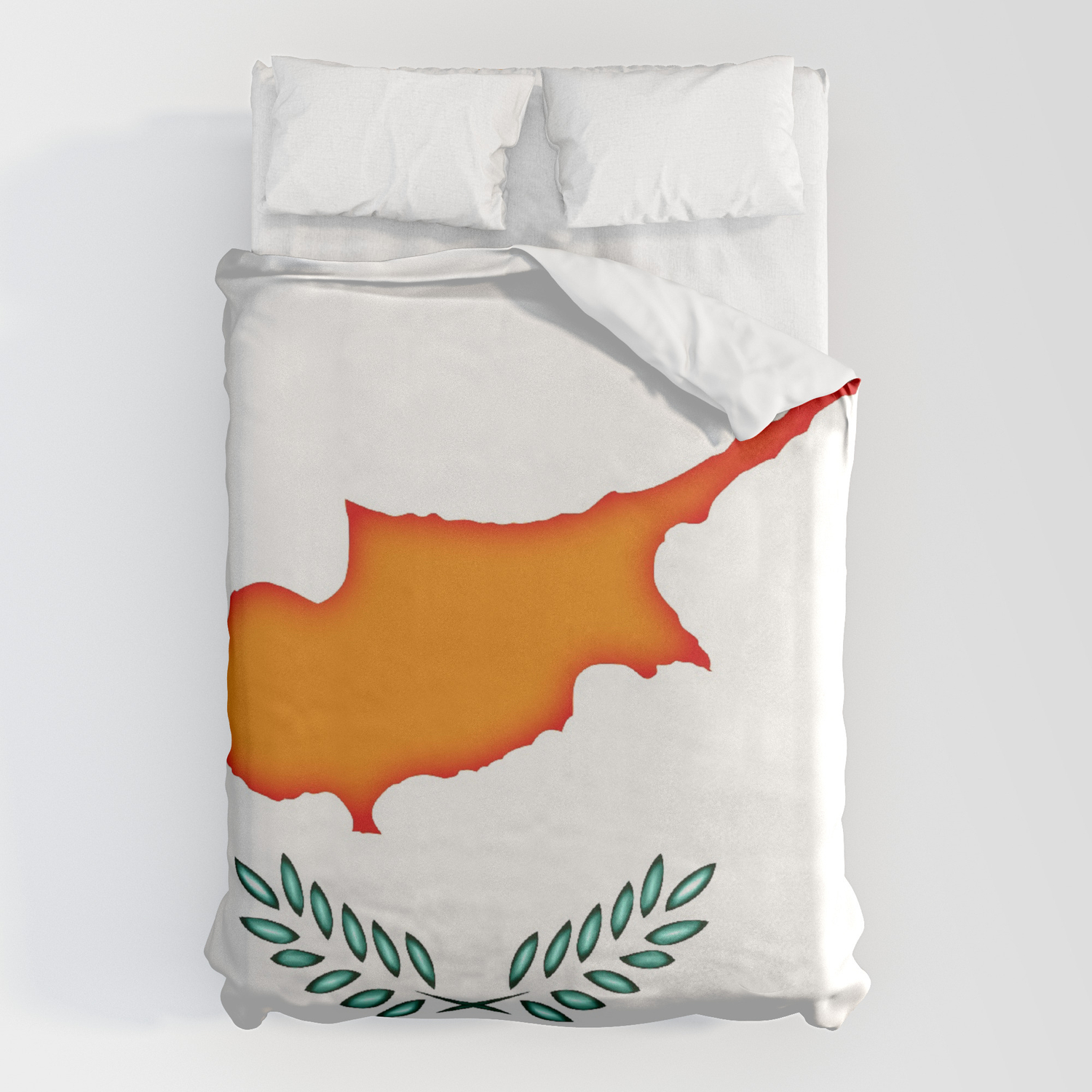 Cyprus Flag Duvet Cover By Createdbyeleni Society6