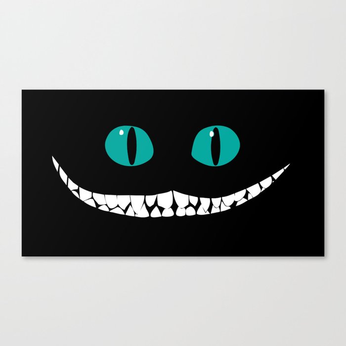 Alice in Wonderland Chever Cat Canvas Print