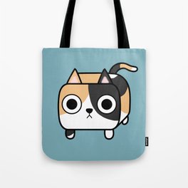 Cat Loaf - Calico Kitty Tote Bag