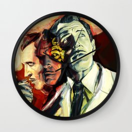 The Many Faces of Vincent Price Wall Clock