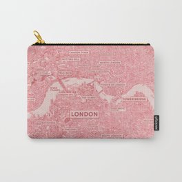 London map red detailed hand drawing Carry-All Pouch | Red, Britain, Underground, London, Queen, Drawing, Uk, Building, Travel, British 