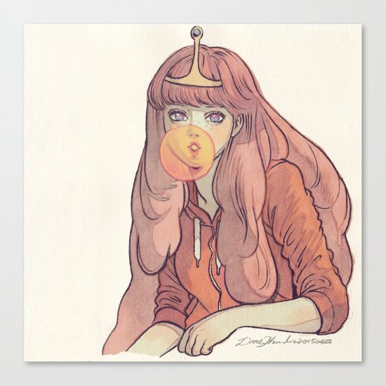 Bubblegum Canvas Print