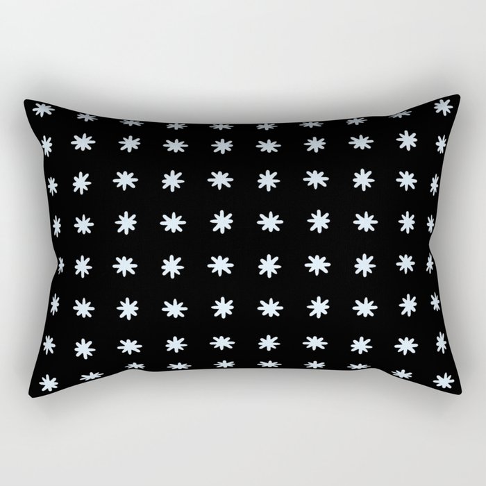 stars 143 - blue Rectangular Pillow
