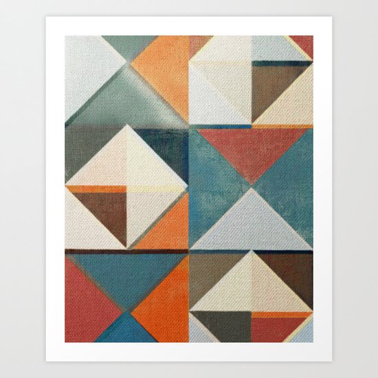 Trigonale 4 Art Print