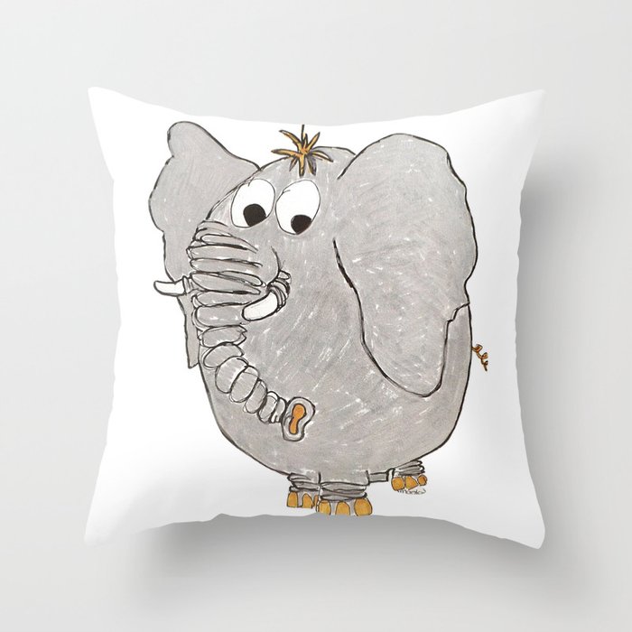 elephant Throw Pillow