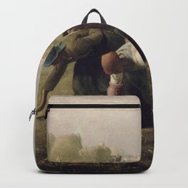 Jean-François Millet - The Gleaners Backpack | Illustration, Decor, Poster, Canvas, Vintage, Old, Gleaning, Wallart, Artprint, Painting 
