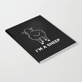 I am A Sheep Wool Notebook
