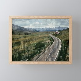 Steppe Framed Mini Art Print