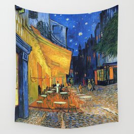 Cafe Terrace, (1888) Wall Tapestry