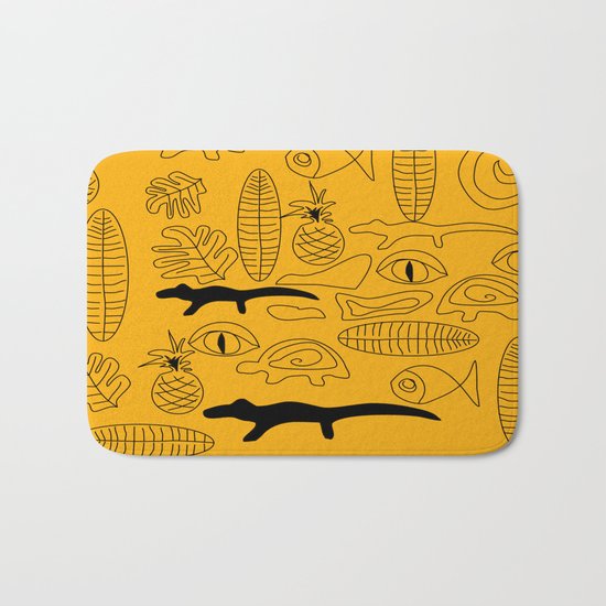Crocodile Dream Bath Mat