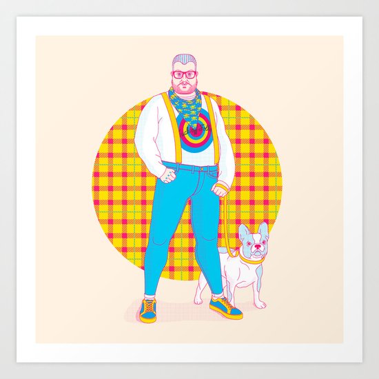 Henry the Hip Art Print
