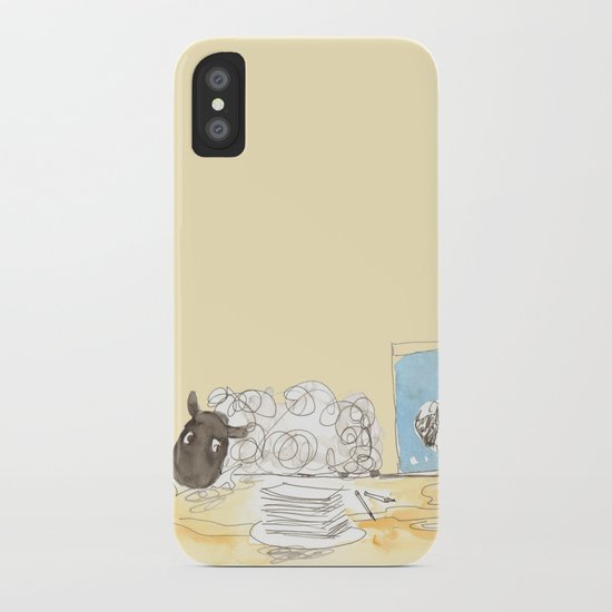 Sheeps loves papers iPhone Case