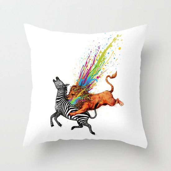 Kill Monotony Throw Pillow