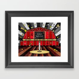Grand Ole Opry Framed Art Print