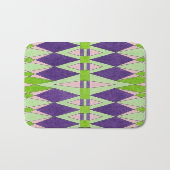Retroled Bath Mat