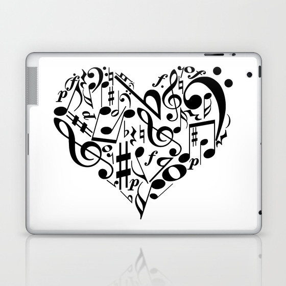 Music Love Laptop Ipad Skin By Ummuhanuslu Society6